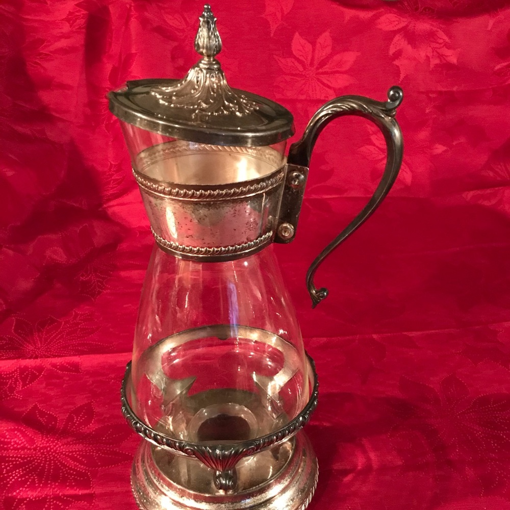 Vintage Silver Plated Coffee Carafe